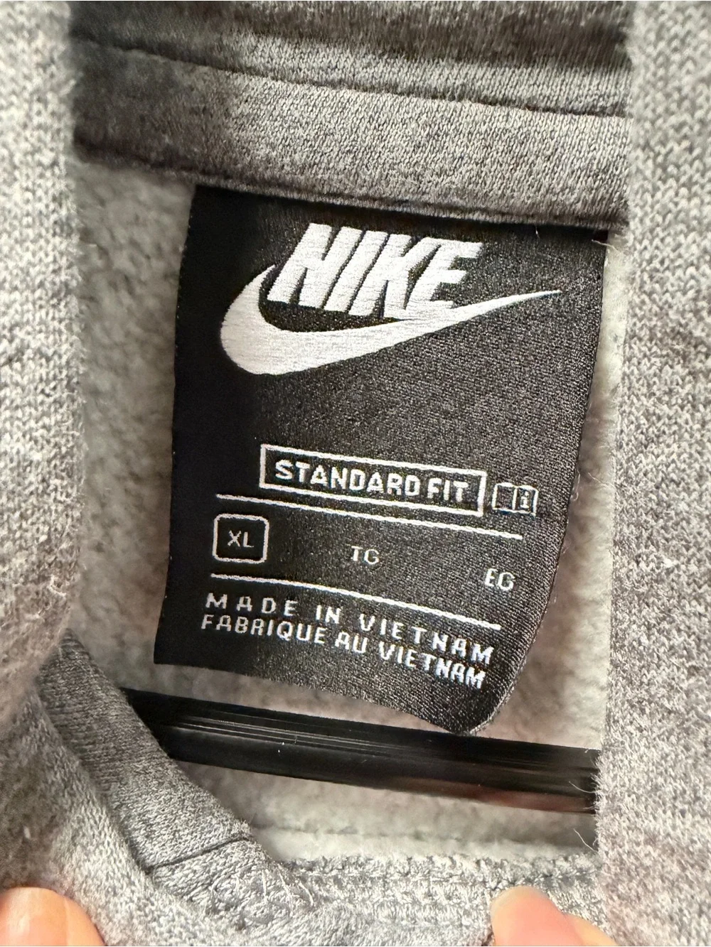 Nike Youth XL Hoodie Bundle Gray & Olive Pullover Sweatshirts 2-Pack